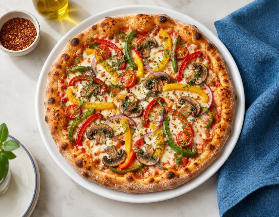 Representative pizzas photography